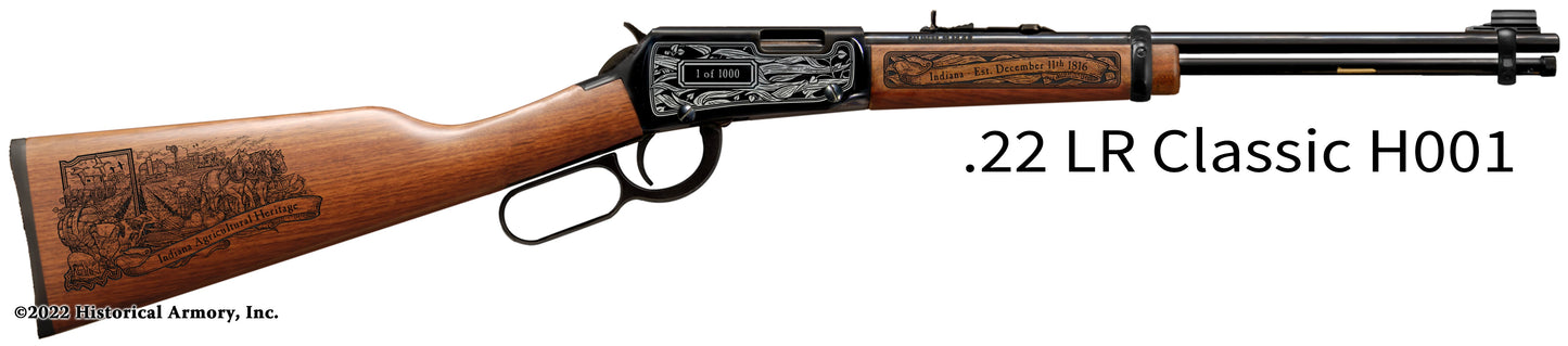 Indiana State Agricultural Heritage Engraved Henry .22 LR Rifle