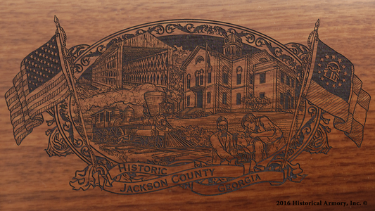 Jackson County Georgia Engraved Rifle