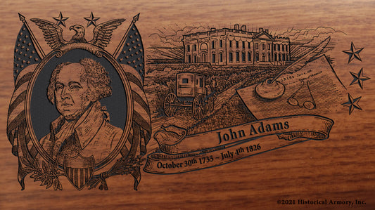 John Adams Limited Edition Engraved Rifle