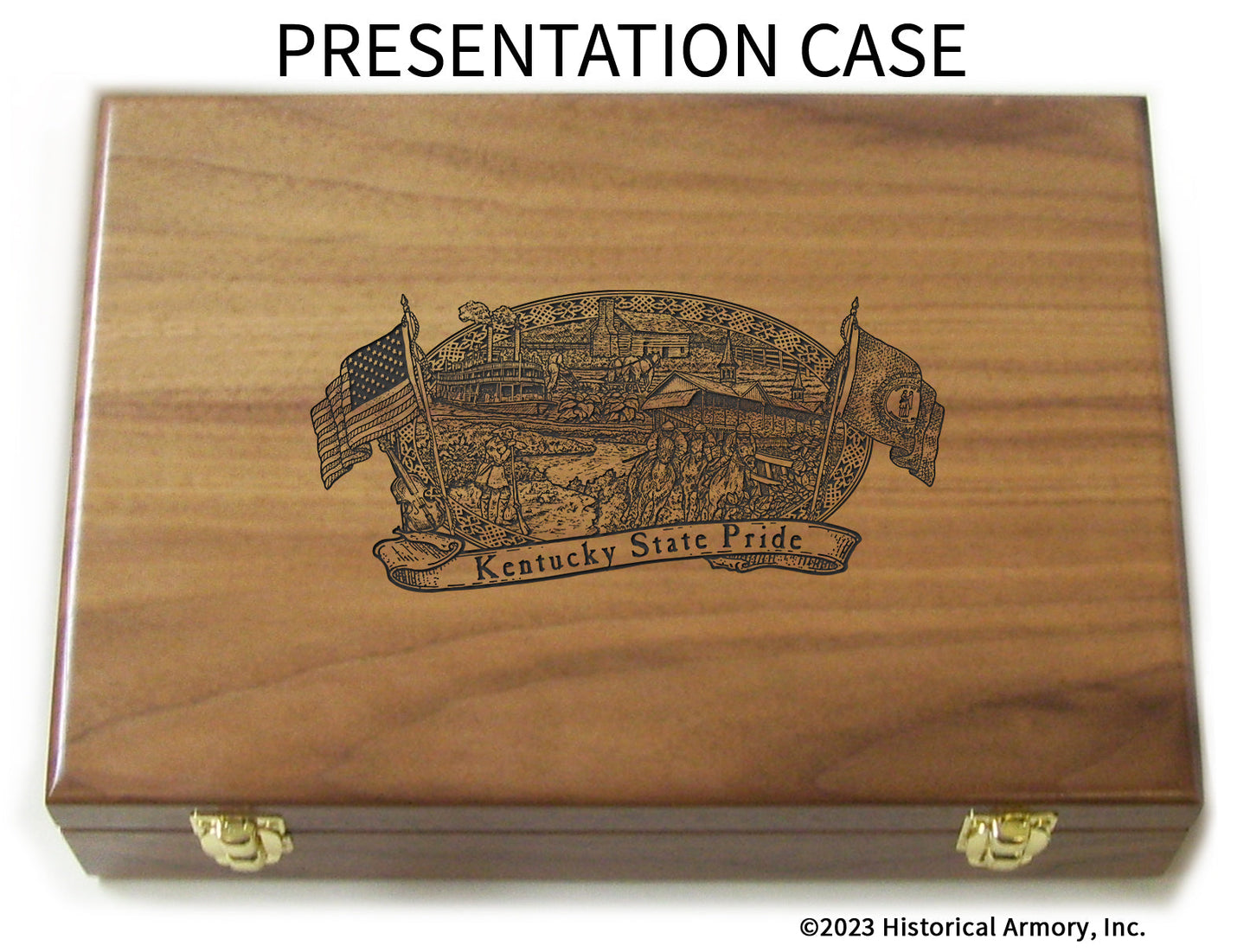 Kentucky State Pride Limited Edition Engraved 1911 Presentation Case