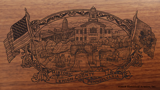 Lehigh County Pennsylvania Engraved Rifle