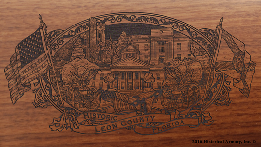 Leon County Florida Engraved Rifle