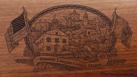 Lincoln County Maine Engraved Rifle