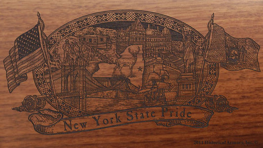 New York State Pride Engraved Rifle
