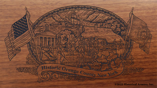 Orange County New York Engraved Rifle Buttstock