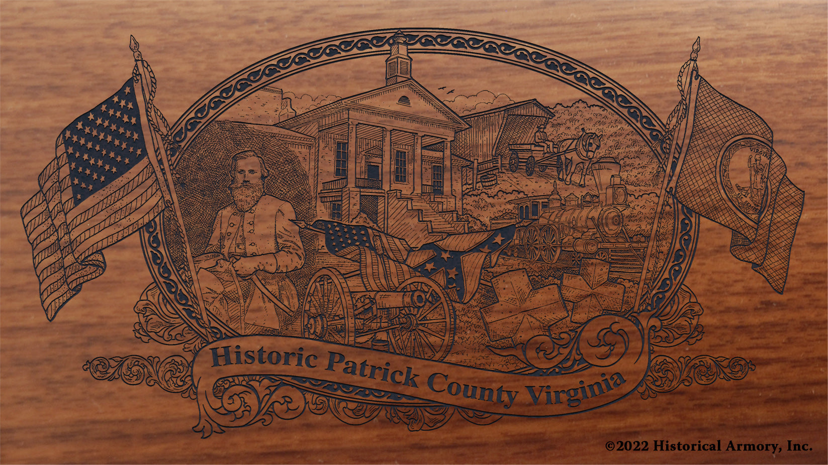 Patrick County Virginia Engraved Rifle – Historical Armory