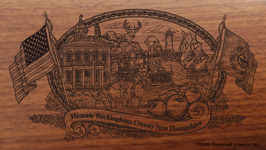 Rockingham County New Hampshire Engraved Rifle