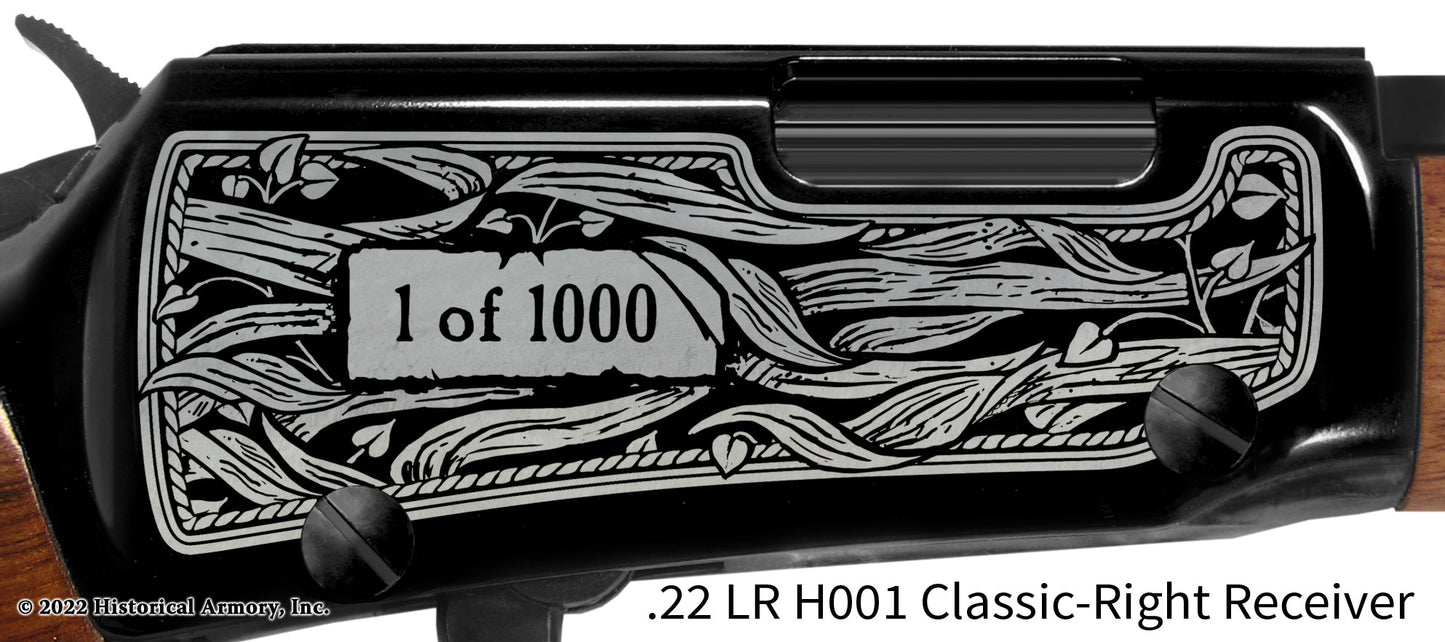 Oklahoma Agricultural Heritage Engraved Henry H001 Rifle