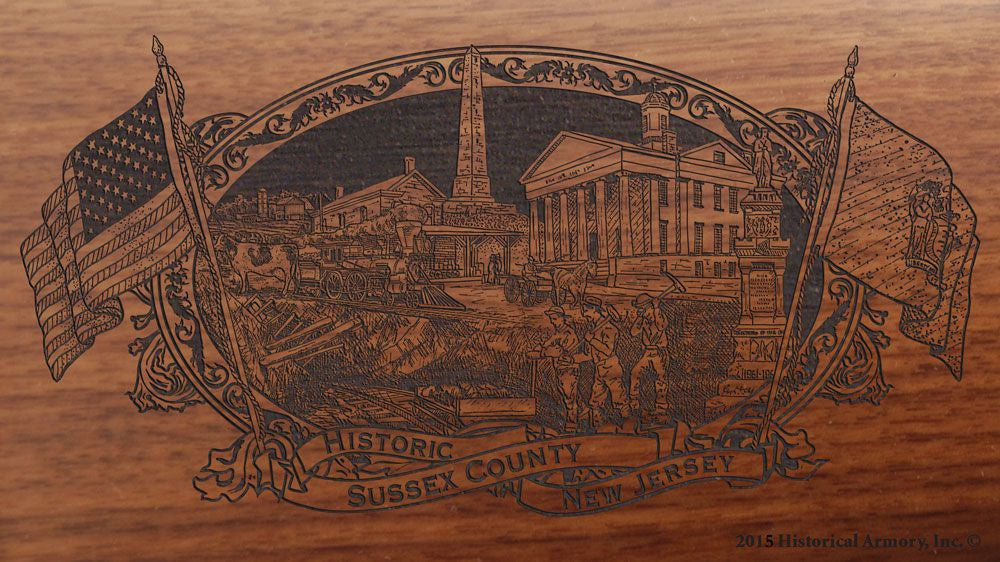 Sussex County New Jersey Engraved Rifle | Historical Armory