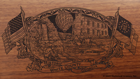 White County Georgia Engraved Rifle
