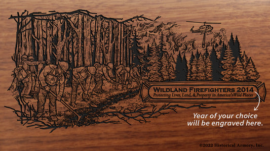 Wildland Firefighter Engraved Rifle Buttstock