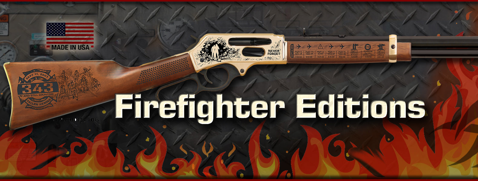 Engraved Henry Rifles & Ruger 1911 Pistols | Historical Armory