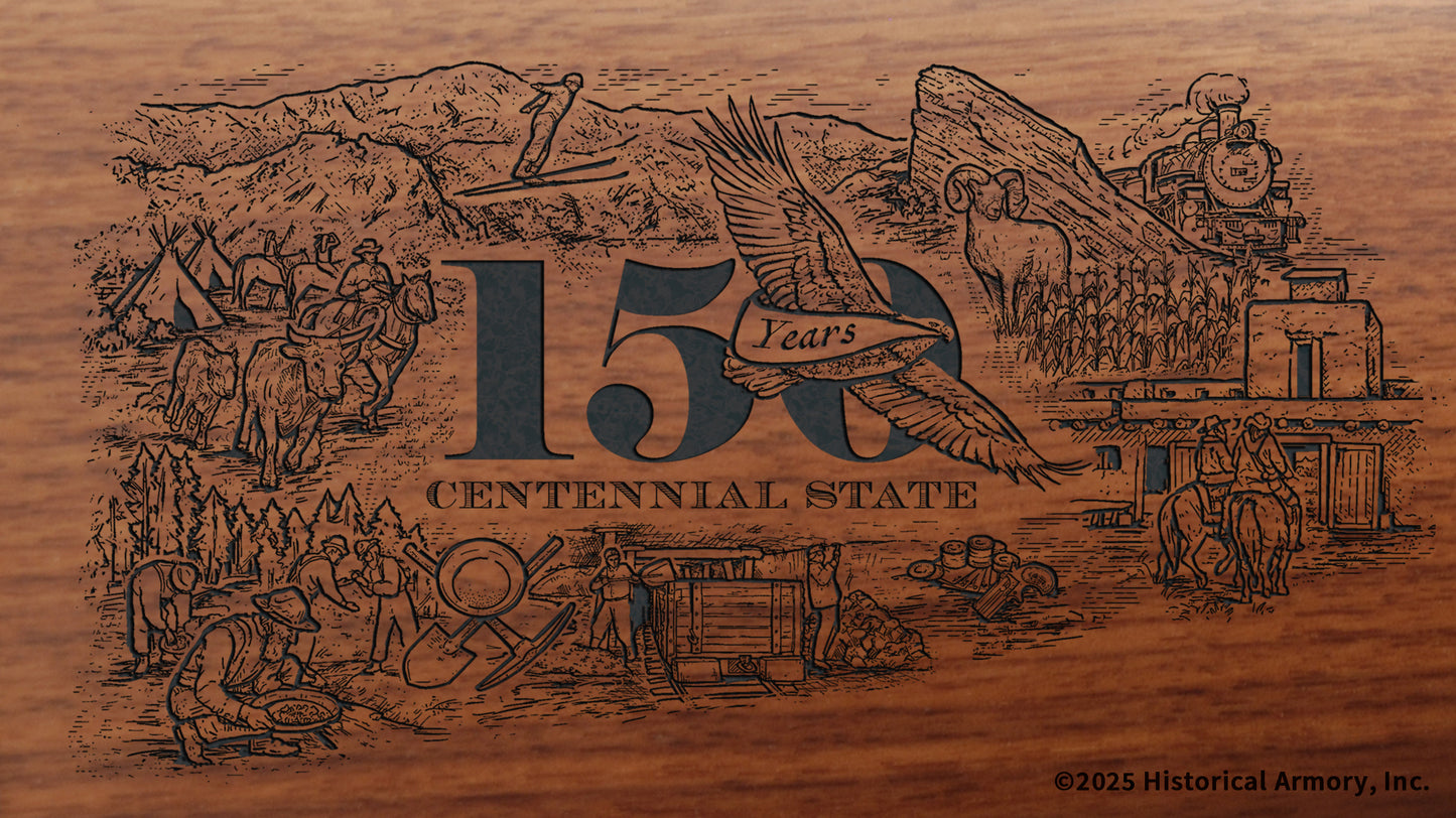Colorado's 150th Anniversary Limited Edition Engraved Rifle