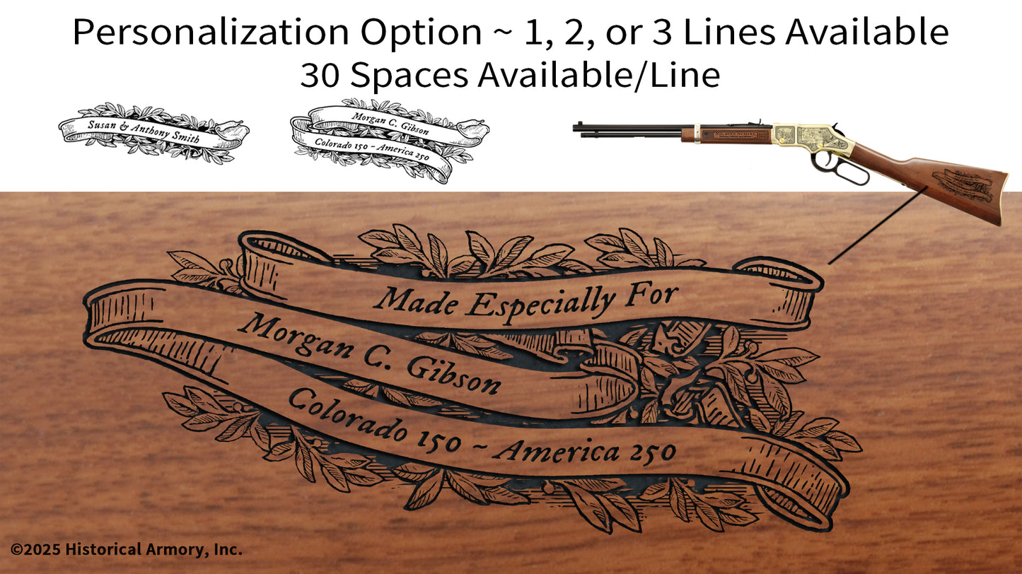 Colorado's 150th Anniversary Limited Edition Engraved Rifle
