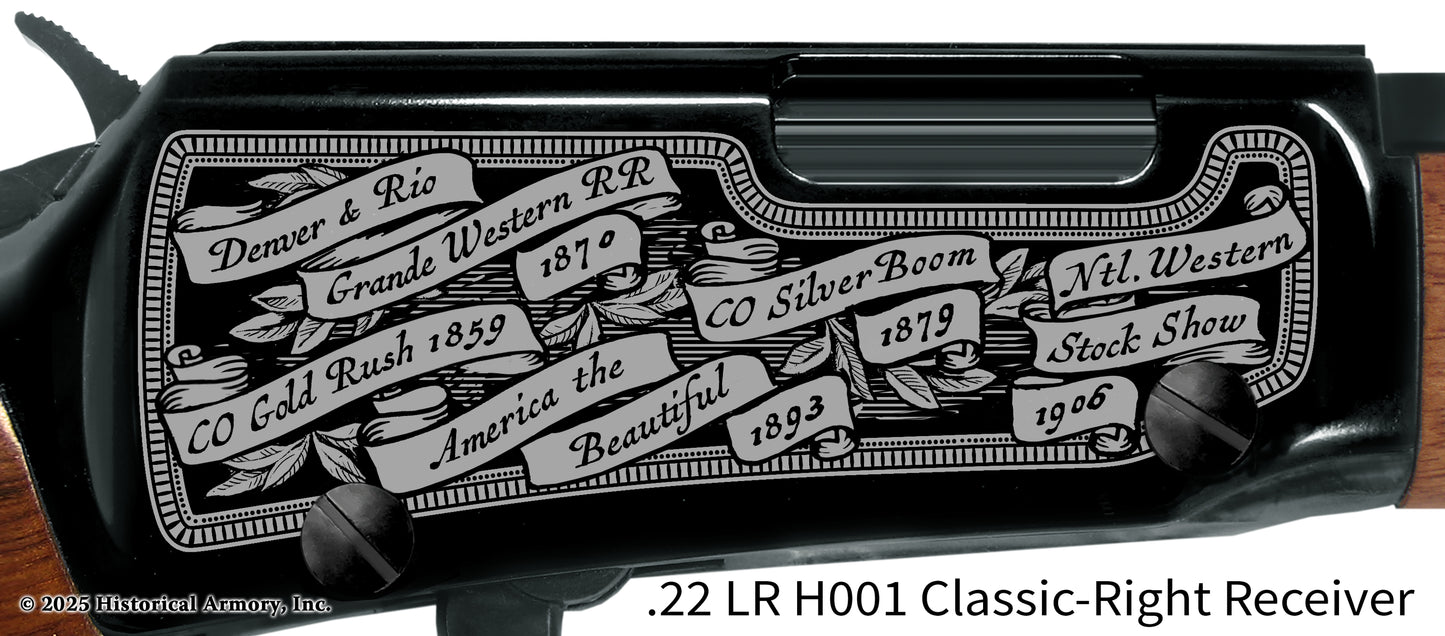 Colorado's 150th Anniversary Limited Edition Engraved Rifle
