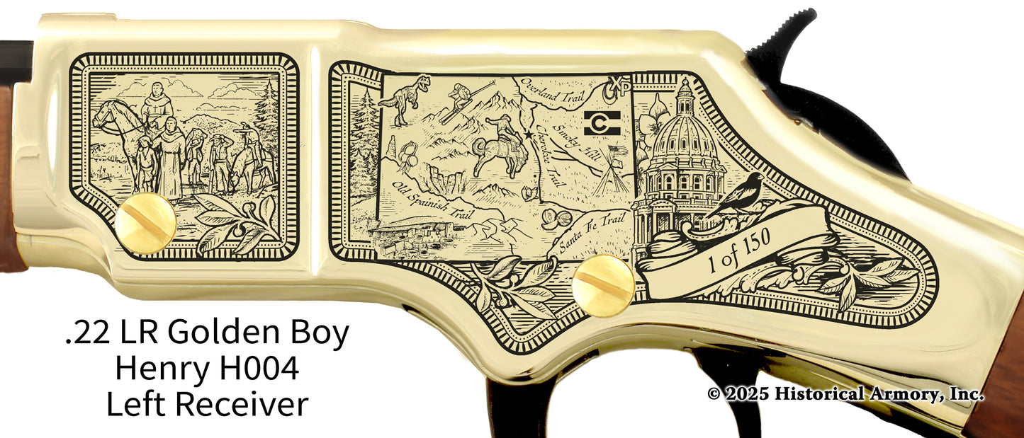 Colorado's 150th Anniversary Limited Edition Engraved Rifle