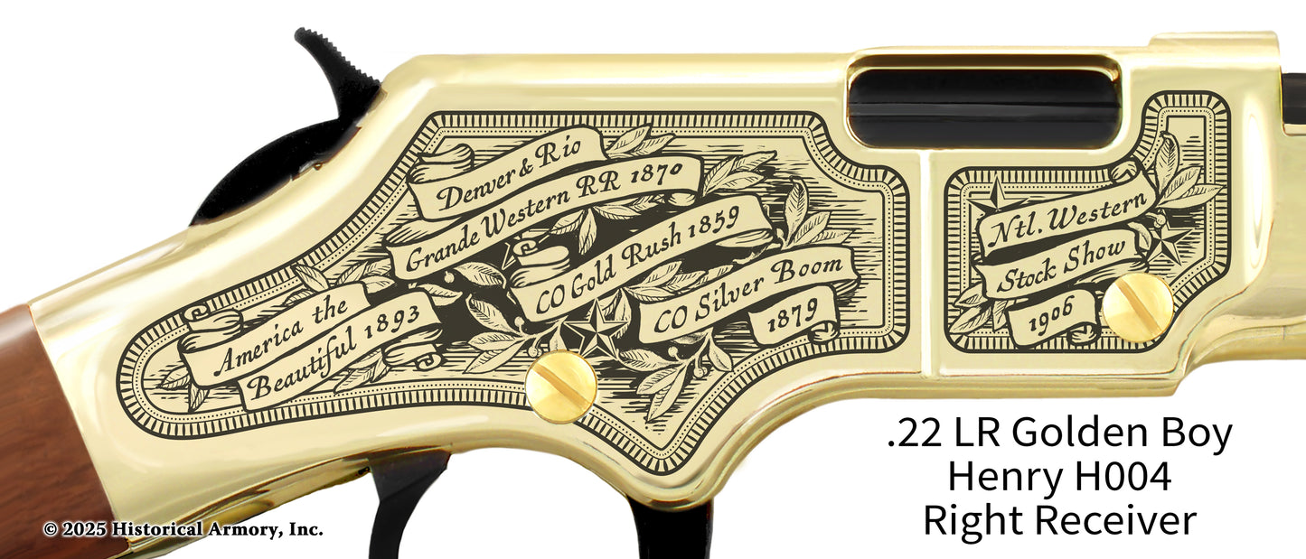 Colorado's 150th Anniversary Limited Edition Engraved Rifle