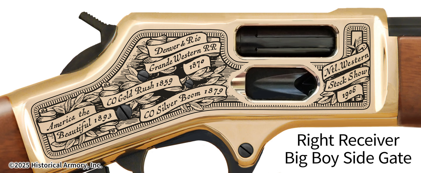 Colorado's 150th Anniversary Limited Edition Engraved Rifle