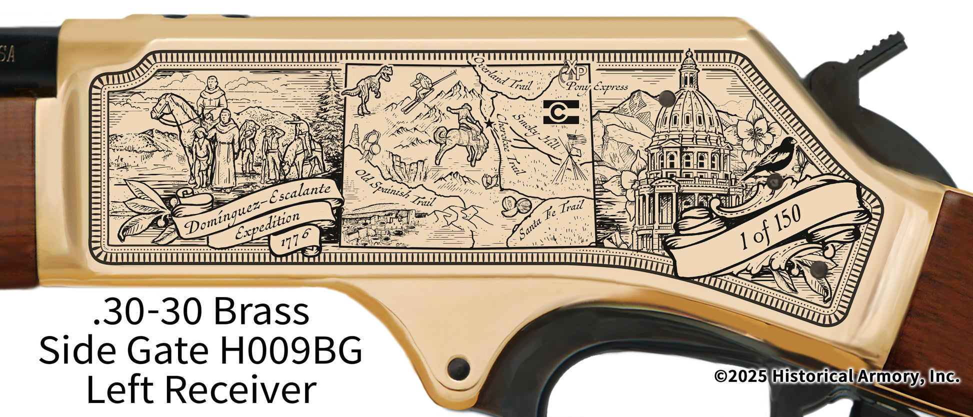 Colorado's 150th Anniversary Limited Edition Engraved Rifle