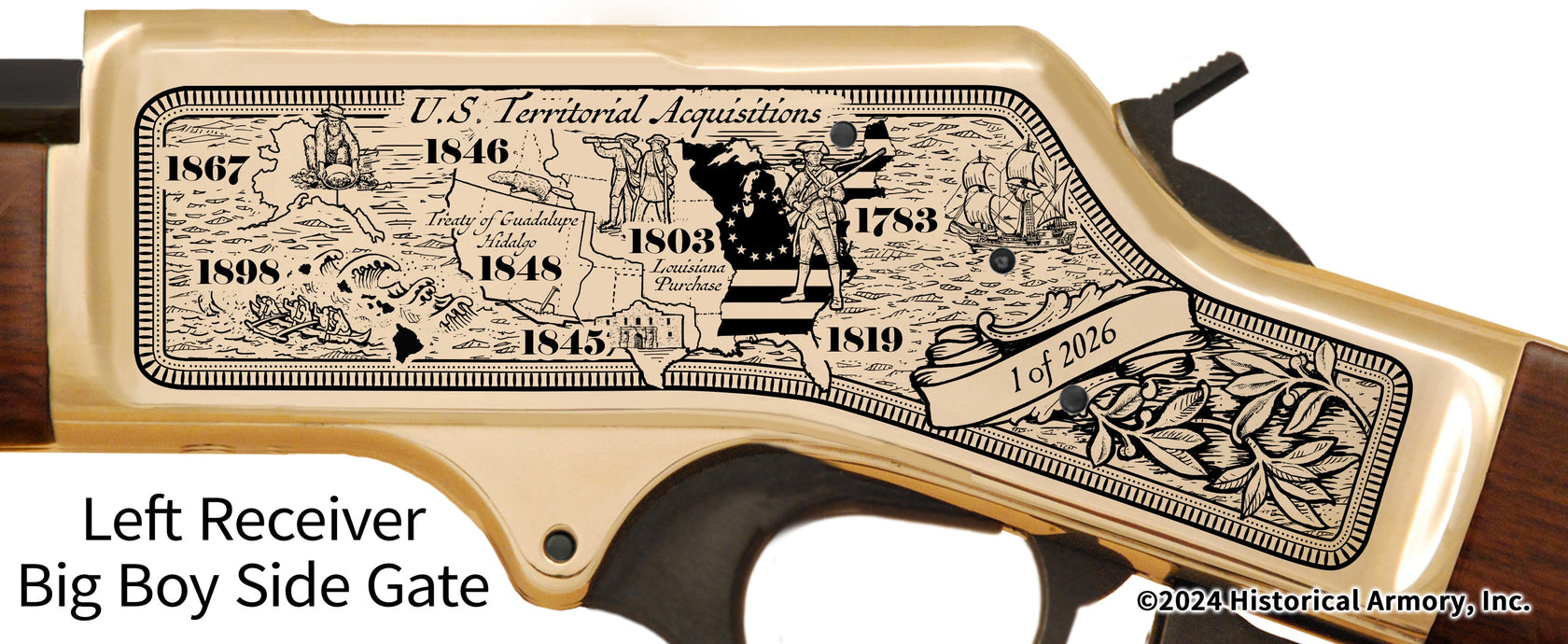 America's 250th Anniversary Limited Edition Engraved Rifle – Historical ...