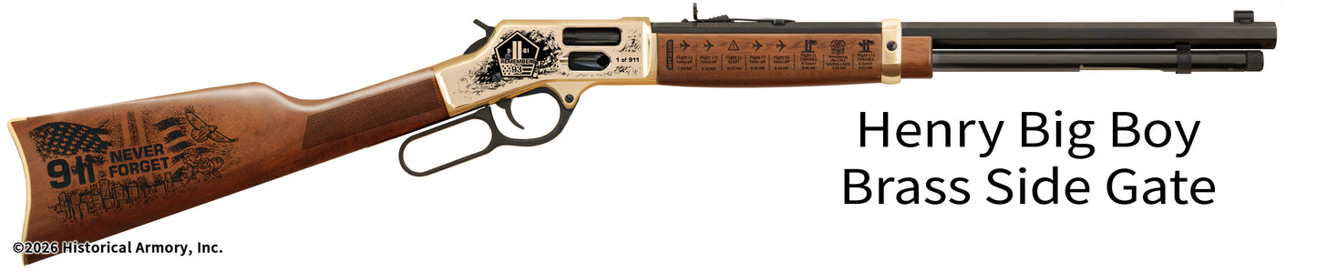 9/11 Never Forget Engraved Rifle