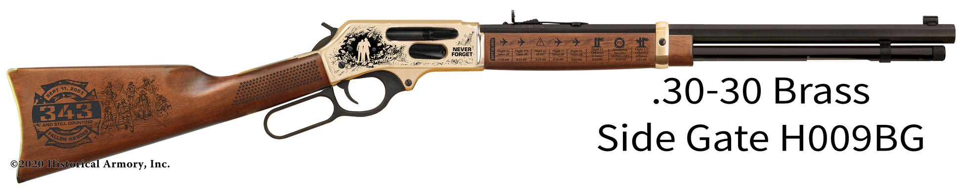 9/11 Firefighter Tribute Engraved Henry Rifle