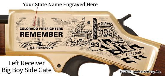 9/11 Firefighter Tribute Engraved Rifle – Historical Armory