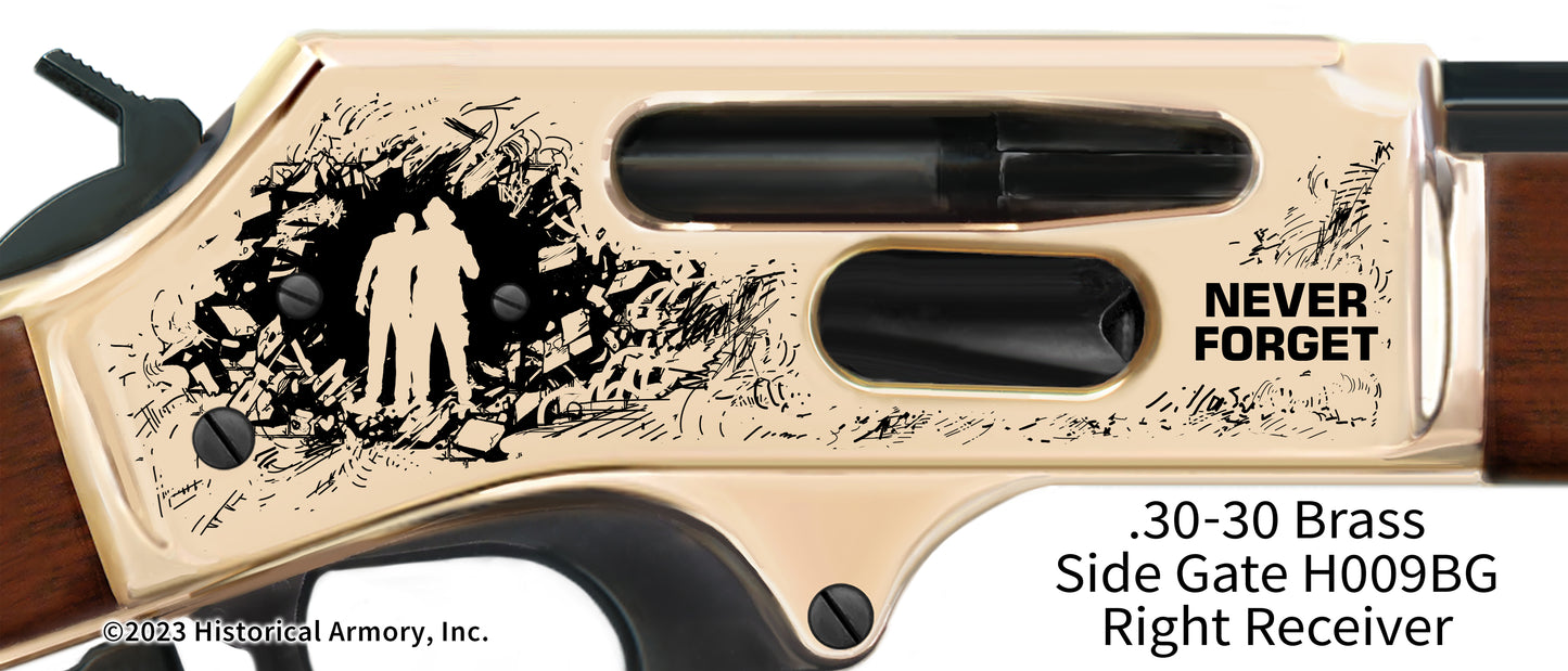 9/11 Firefighter Tribute Engraved Henry Rifle
