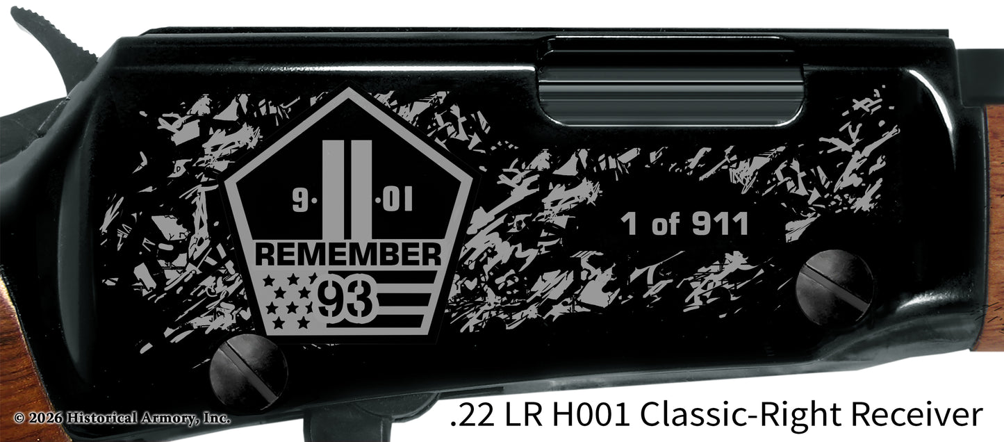 9/11 Never Forget Engraved Rifle