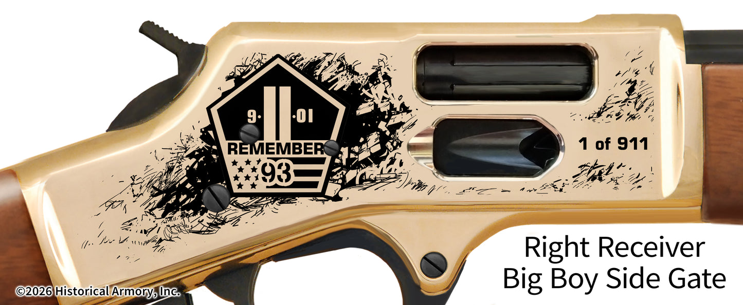 9/11 Never Forget Engraved Rifle