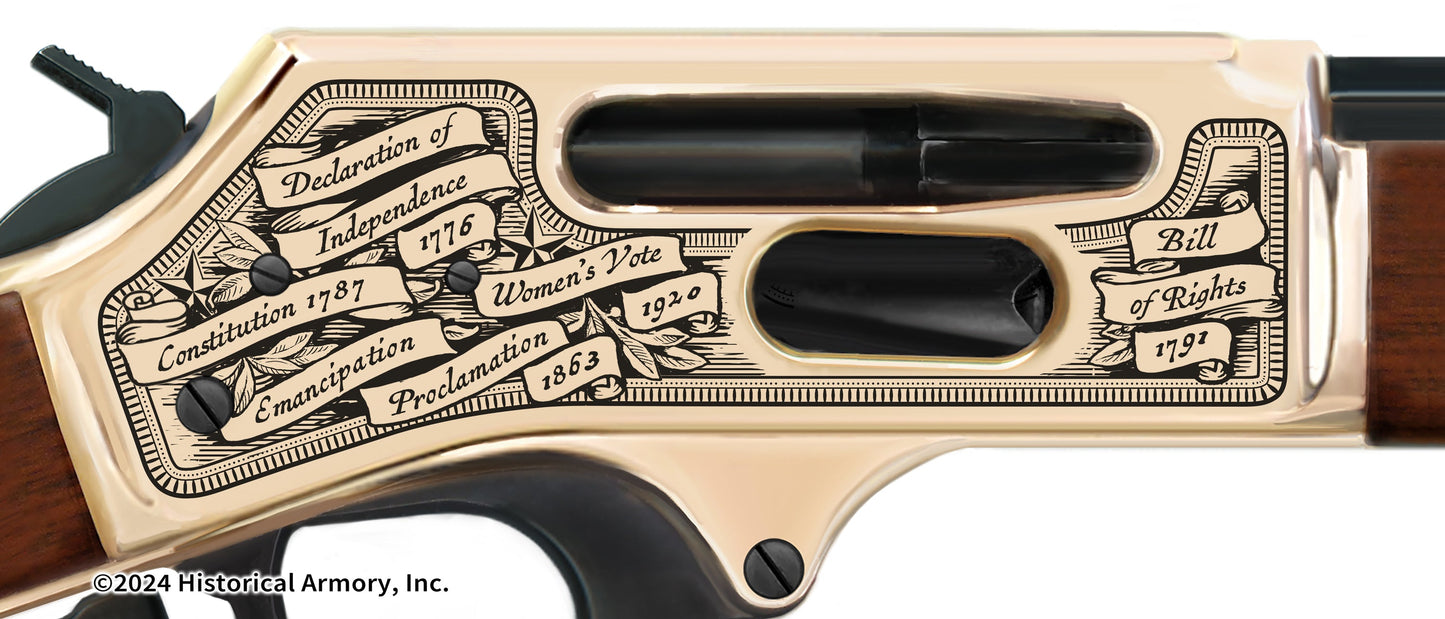 America's 250th Anniversary Limited Edition Henry Engraved Rifle by Historical Armory