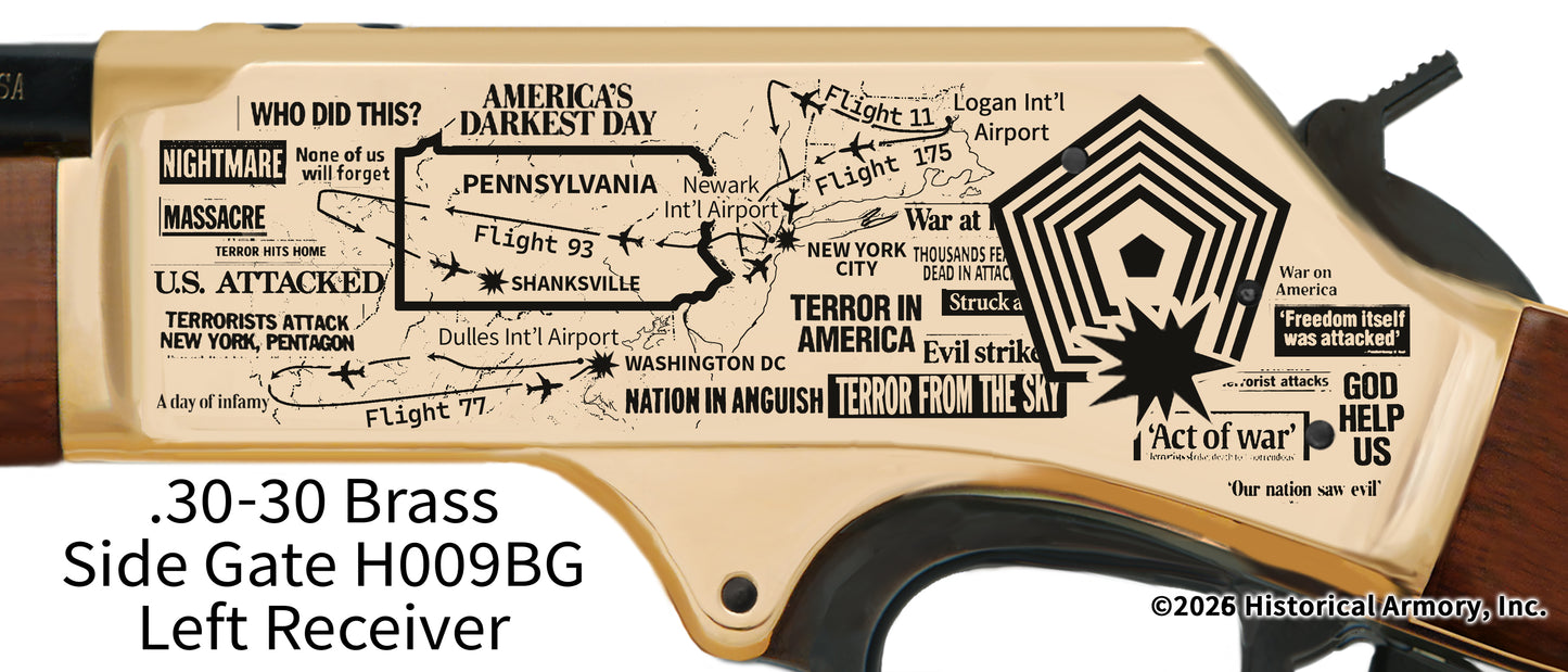 9/11 Never Forget Engraved Rifle
