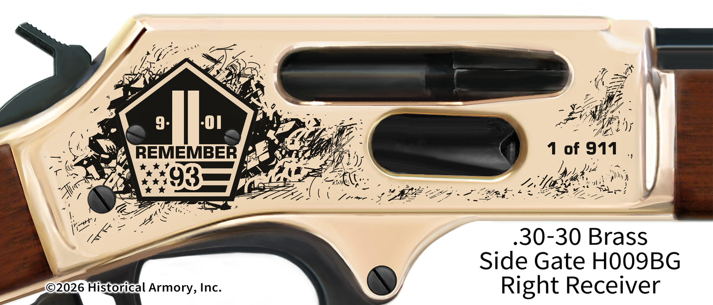 9/11 Never Forget Engraved Rifle