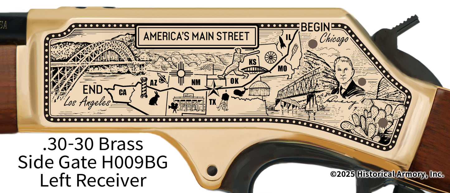 America's Highway Route 66 Limited Edition Engraved Rifle