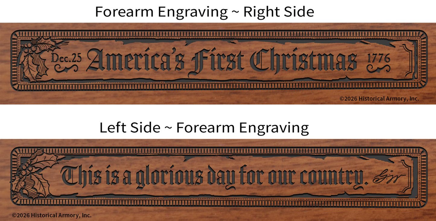 America's First Christmas Limited Edition Engraved Rifle