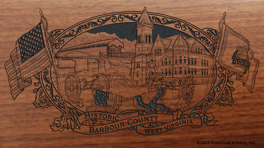 Barbour County West Virginia Engraved Rifle