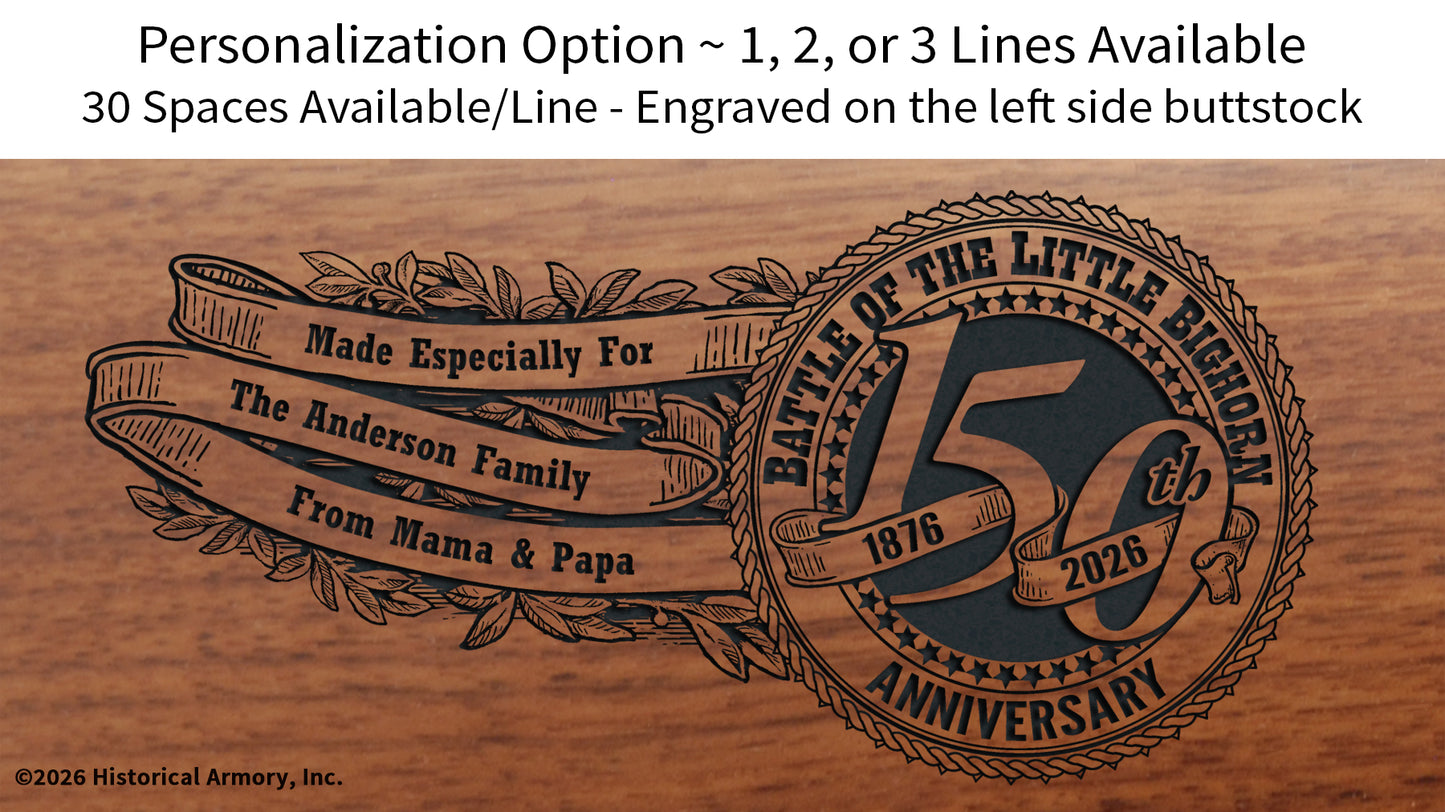 Battle of the Little Bighorn Limited Edition Engraved Rifle
