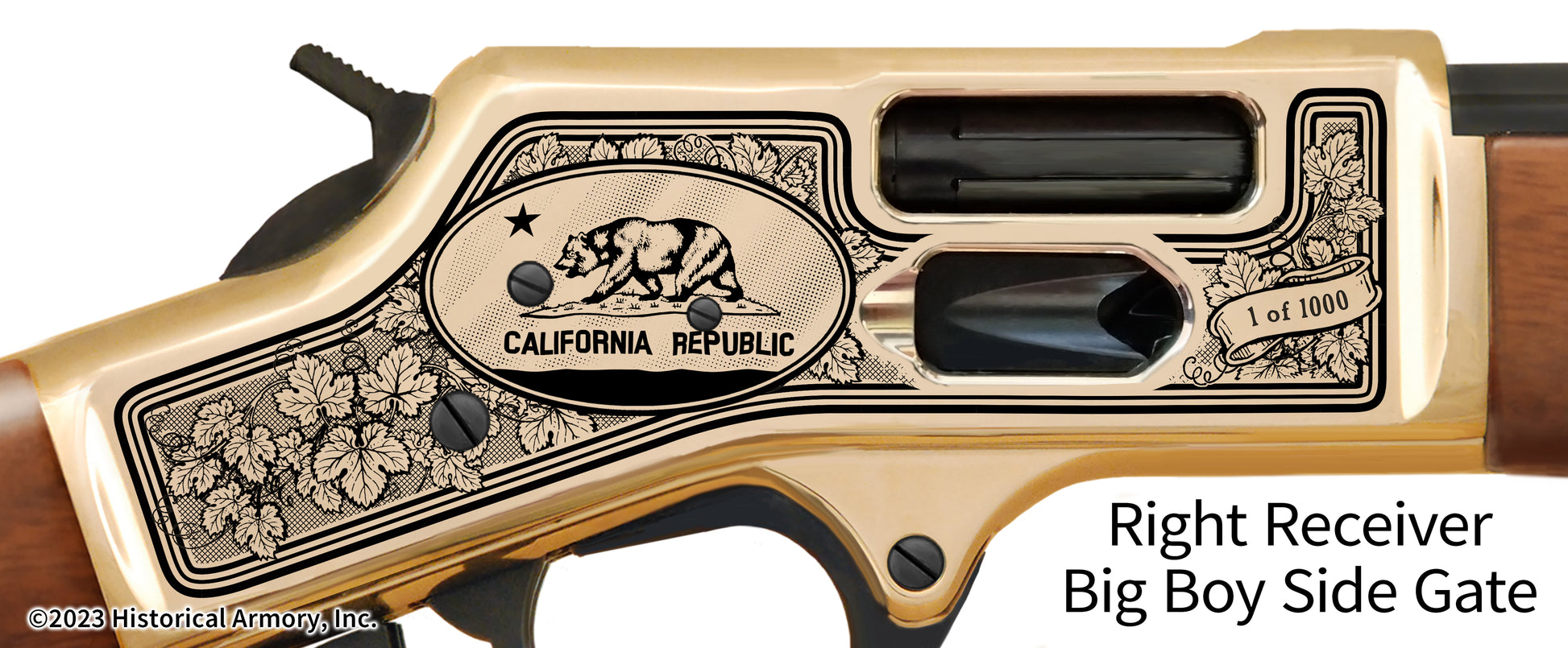California State Agricultural Heritage Engraved Rifle