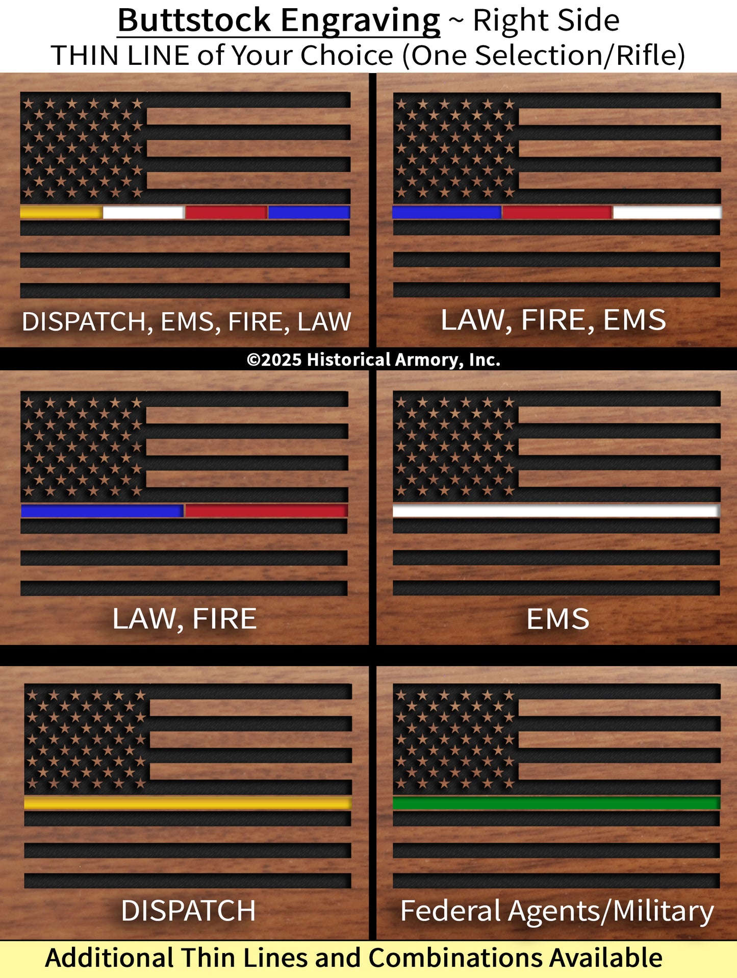 Classic First Responder Edition Engraved Rifle