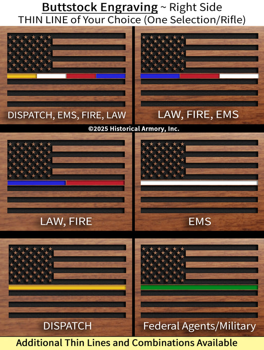 Classic First Responder Edition Engraved Rifle