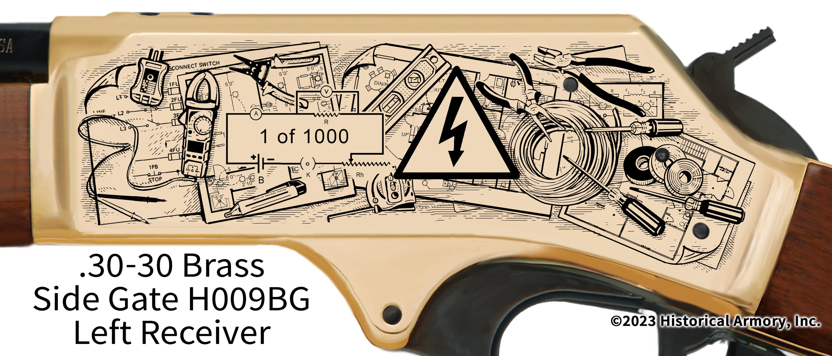 American Electrician Limited Edition Engraved Rifle – Historical Armory