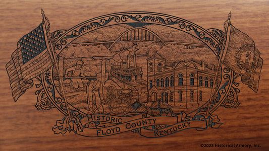 Floyd County Kentucky Engraved Rifle
