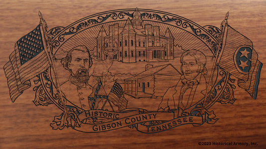 Gibson County Tennessee Engraved Rifle