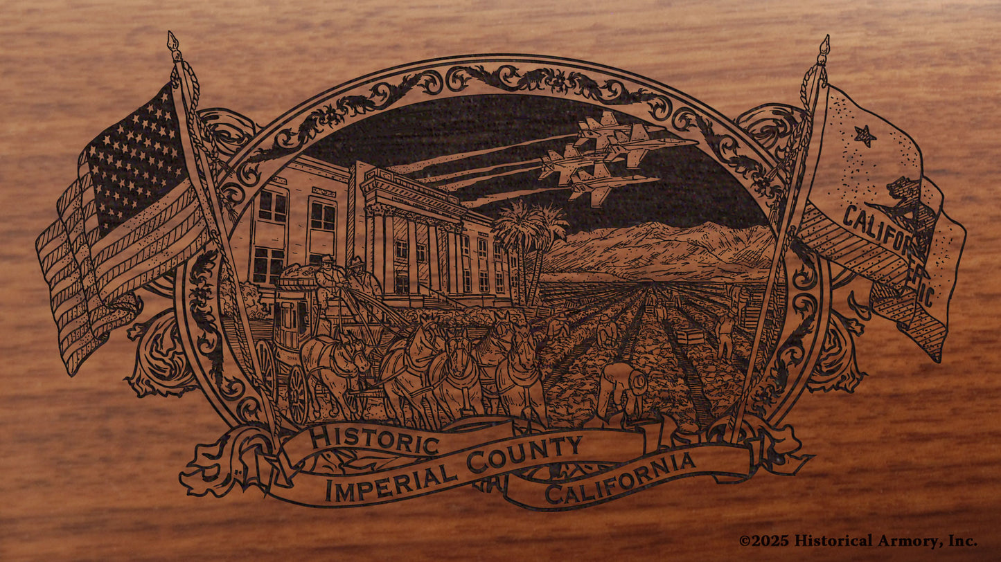 Imperial County California Engraved Rifle