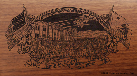 Imperial County California Engraved Rifle