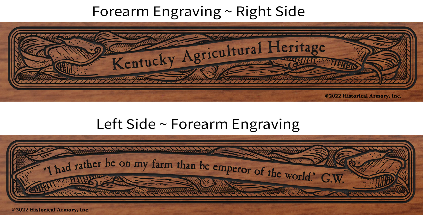 Kentucky State Agricultural Heritage Engraved Rifle