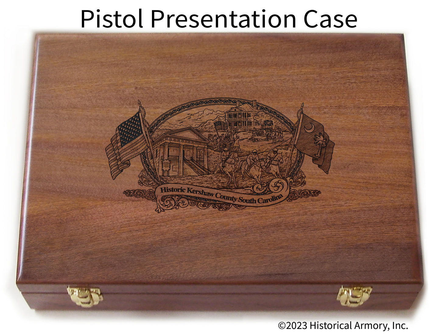 Kershaw County South Carolina Engraved .45 Auto Ruger 1911 Presentation Case