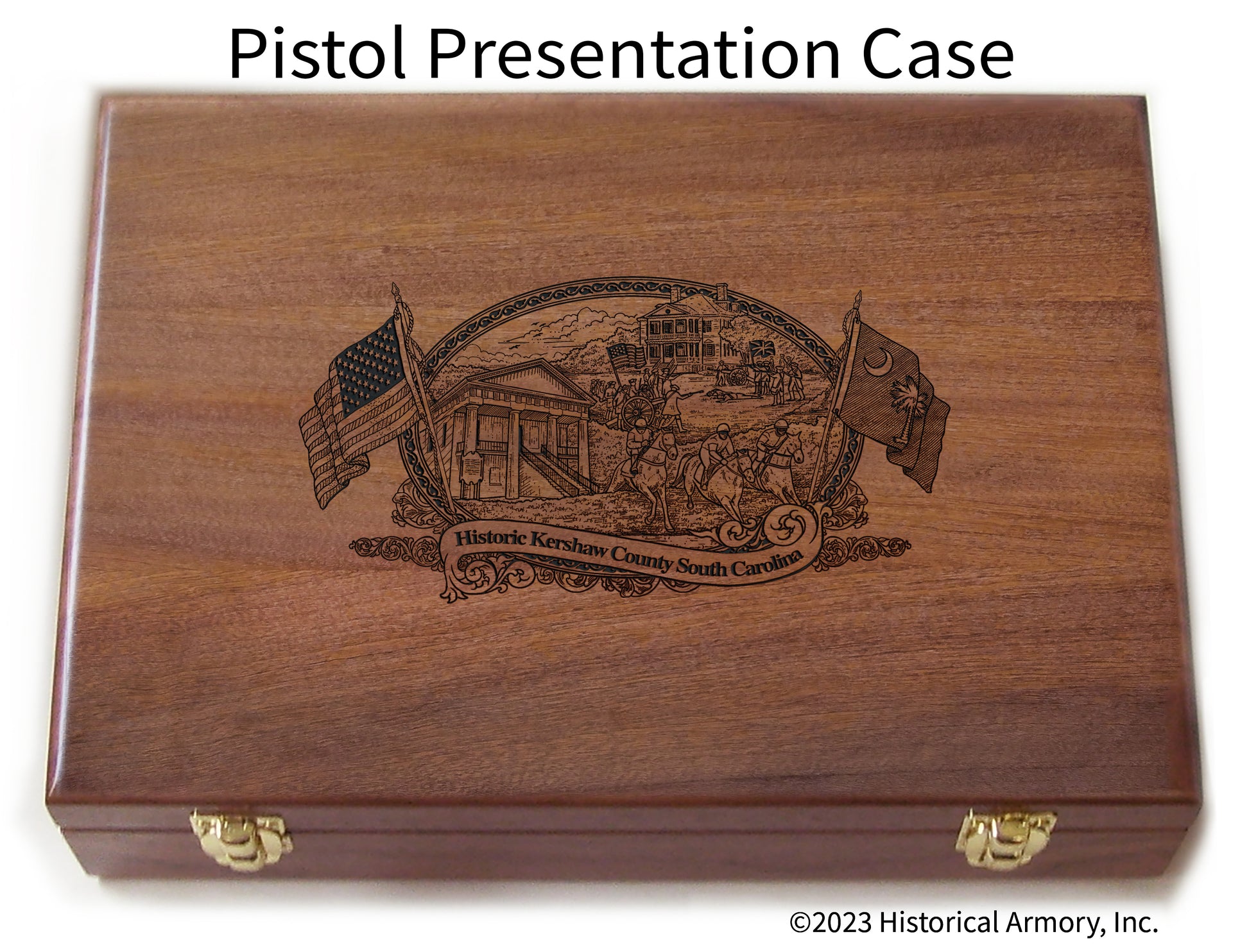 Kershaw County South Carolina Engraved .45 Auto Ruger 1911 Presentation Case