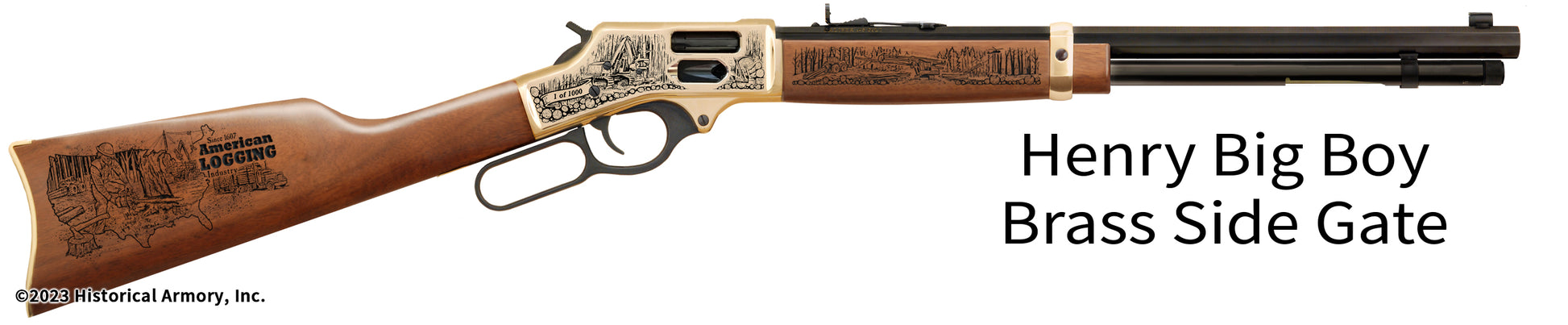 American Logging Industry Limited Edition Engraved Henry Big Boy Rifle