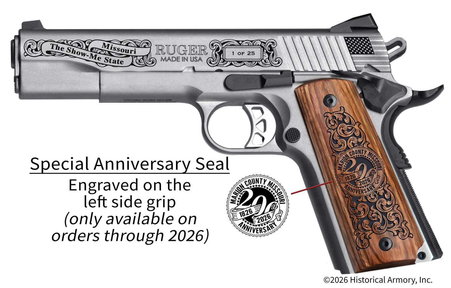 Marion County Missouri Engraved 1911